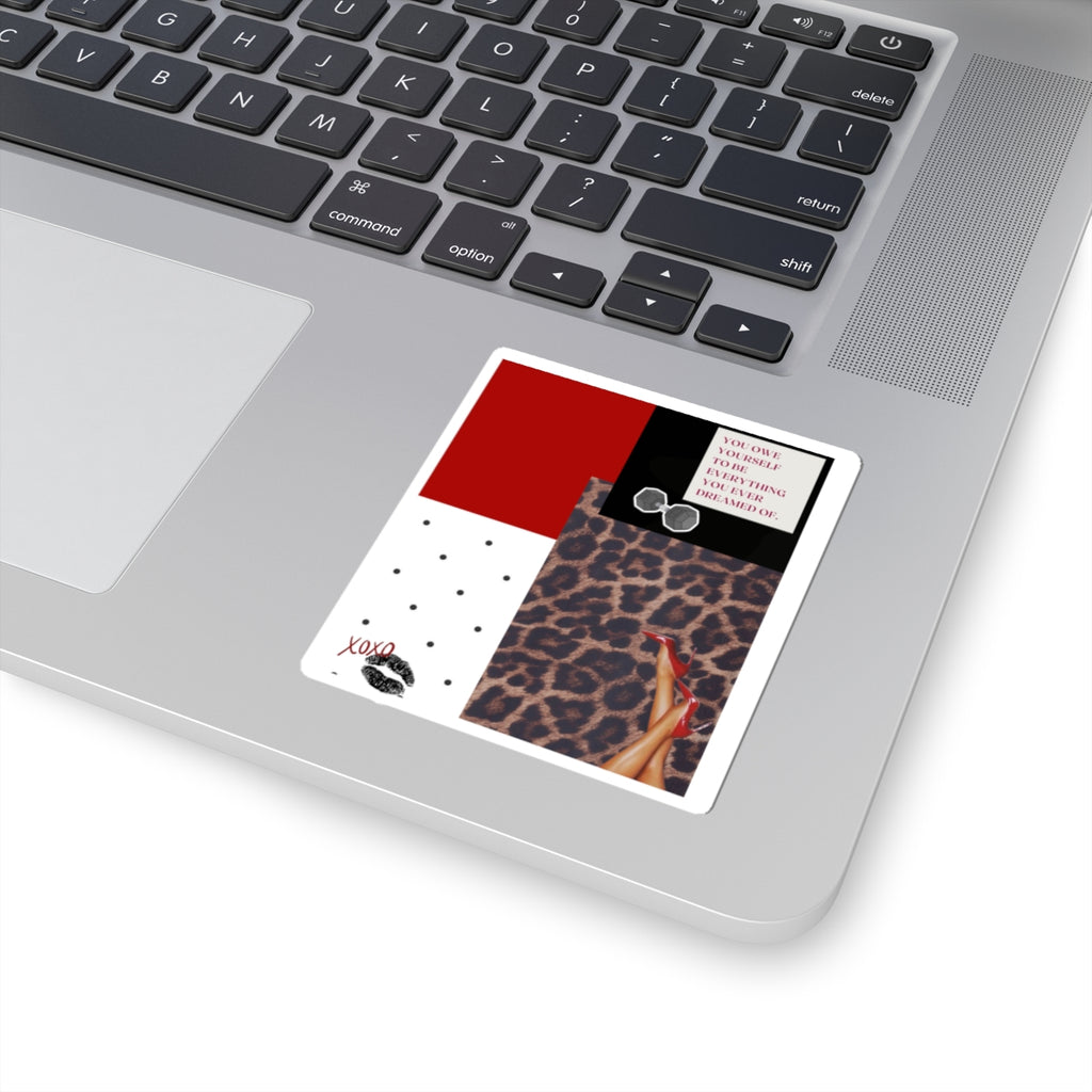 Leopard Workout Sticker