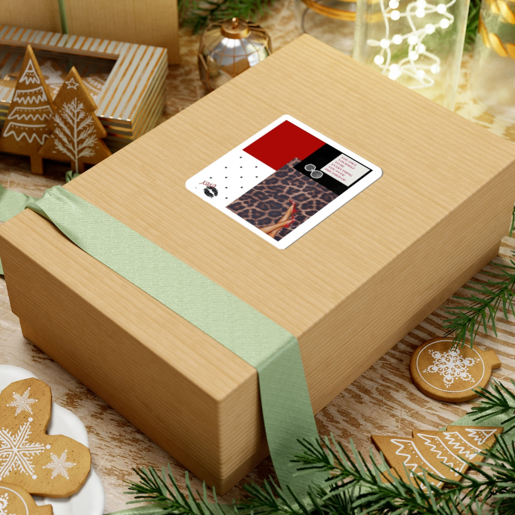 Leopard Workout Sticker